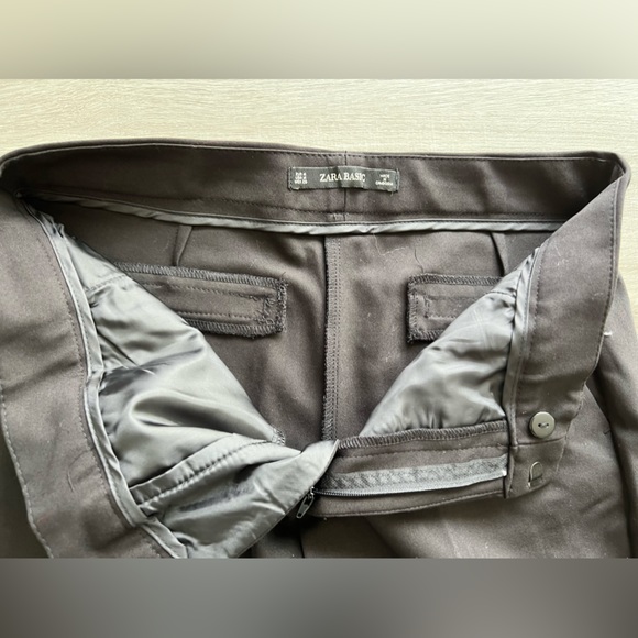 Zara. Black Pants with twist- Size:M - Picture 4 of 10